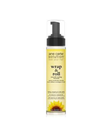 JANE CARTER SOLUTION Wrap & Roll Smooth Styling Mousse (8oz) - No Buildup Smoothing Styler