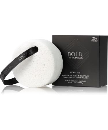 SPONGELL Men's Homme Collection Body Wash Infused Buffer Bold - Black - Buy Online on SooperMarket.com