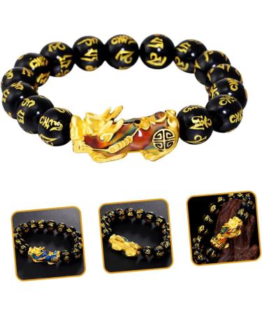 FRCOLOR 2pcs Bracelet Blue Bracelet Buddha Bracelets Pi Yao Bracelet Feng Shui Bracelet Pulseras De Proteccion y Buena Suerte Dragon Bracelet Man Bracelet Beaded Display Alloy Male 21x3CMx3pcs As Shownx3pcs - Buy Online on SooperMarket.com