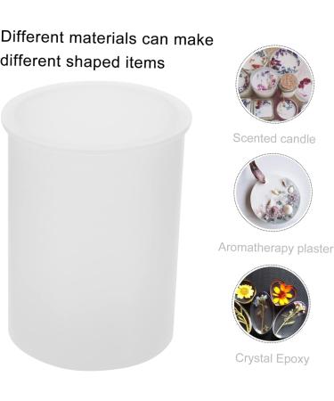 STOBOK 2pcs Candlestick Mold Concrete Pillar Mould Decorative Trays Candle Making Resin Molds Wax Candle Molds Candle Making Molds Jewelry Silica Gel White Candle Holders 3D Whitex2pcs 8X6cmx2pcs - Buy Online on SooperMarket.com