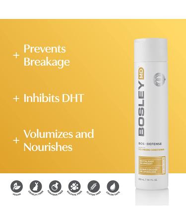 Bosley Bos-Defense Volumizing Conditioner - Color Safe, 10.1 fl oz (Step 2) - Buy Online on SooperMarket.com