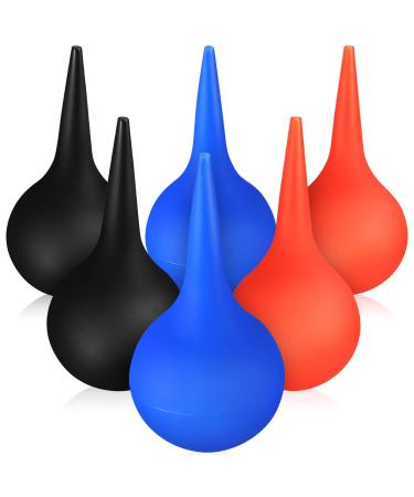 Light Bulbs Silicone Ear Syringe 6pcs Hand Bulb Ear Washing Squeeze Bulb Rubber Air Blowing Ear Cleaning Ear Wax Removal Tool for Adults 60mL Light Bulb