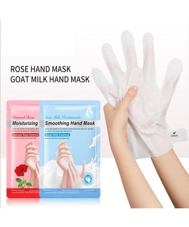 Shefave Moisturising Gloves Hand Mask 3 Pairs - Repair, Whiten, and Anti-Age | Intense Skin Nutrition Hand Cream Mask - Rose Flavor - Buy Online on SooperMarket.com