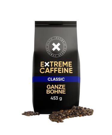 Black insomnia coffee beans extra strong i 1105mg caffeine per cup - strongest coffee in the world I 100% robusta coffee beans I espresso beans i acid arm i classic medium roasting 453g classic 453 g (1 Pack)