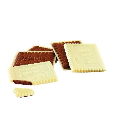 Leibniz Choco Black & White Biscuits 125g - Crispy Cocoa Cookies with White Chocolate | International Shipping Available - Buy Online on SooperMarket.com