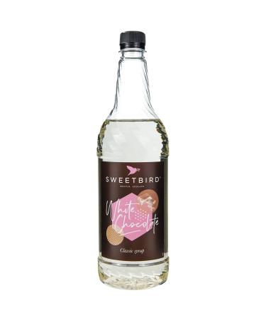 Sweetbird White Chocolate Syrup (1 litre) - Vegan Friendly White Chocolate Syrup Only