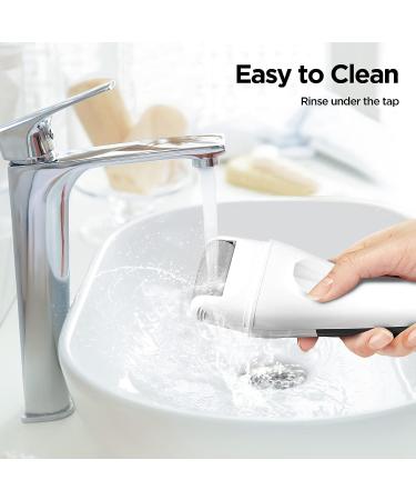 Electric Rechargeable Callus Remover with Led Screen - 2 Speeds & 4 Roller Heads for Cracked Heels - Large Capacity Foot File for Calluses and Hard Skin - Buy Online on SooperMarket.com
