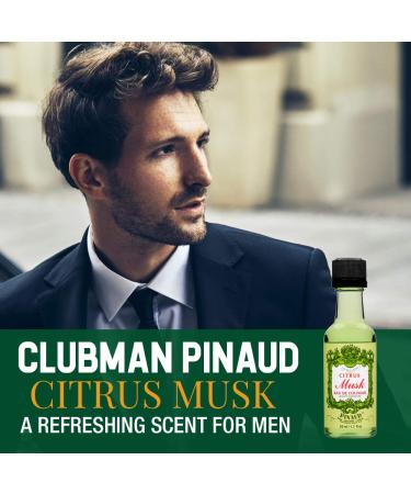 Clubman Citrus Musk After Shave Lotion Instantly Cools Tones Refreshes The Skin After Shaving 1.7 fl. Oz x 2 packs - Buy Online on SooperMarket.com
