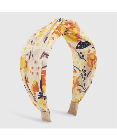 Jseng 4 Pcs Wide Cross Knot Headbands - Elastic Floral Hair Accessories for Women & Girls - Buy Online on SooperMarket.com