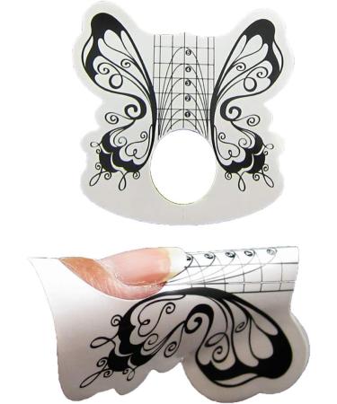 500 Pieces FO-72 Nail Stencils - Self-Adhesive Foil Modelling for Artificial Fingernails | International Shipping Available - Buy Online on SooperMarket.com