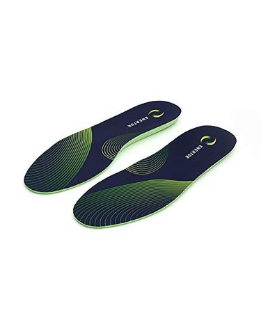 Enertor PX1 Walking Insoles - Hiking & Standing - Full Length Orthotics Shock Absorbing Technology - Foot and Heel Pain Relief - for Plantar Fasciitis Pronation Arch and Flat Feet Support UK 13-14