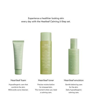 Abib Calming 2 Step Set | I Heartleaf Calming Trio for Sensitive Skin | Soothing Acne & Irritated Skin - International Shipping - Buy Online on SooperMarket.com