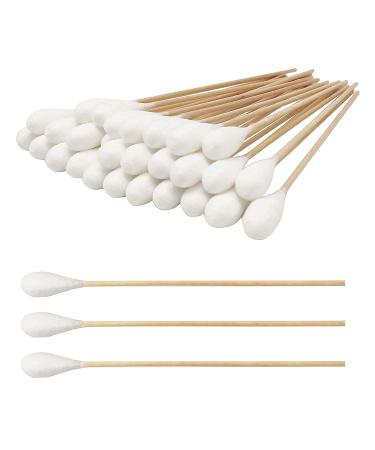 6 Inch Long Cotton Swabs (Large Size) 600pcs for Pets, Gun Cleaning or Makeup Large Size 600pcs