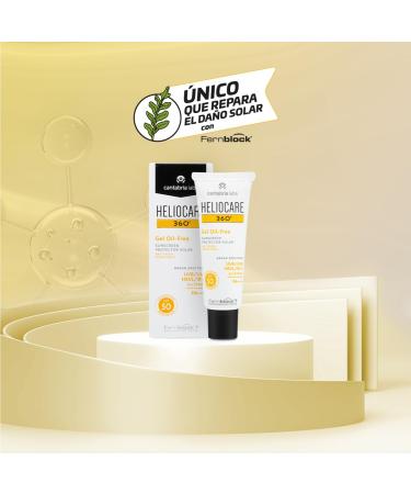 Heliocare Cantabria Labs 360 Oil-Free Gel Sunscreen SPF 50 - International Shipping Available | Best UV Protection - Buy Online on SooperMarket.com