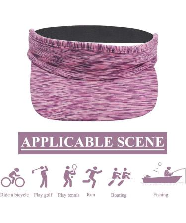 Lattcure Adjustable Summer Visor Hat for Men - Tennis Golf & Outdoor Sports - Violet Sun Cap - Buy Online on SooperMarket.com