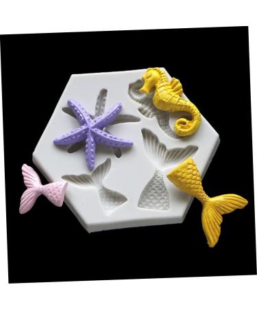 MAGICLULU DIY Baking Mold 4 Pcs Mold Cake Silica Gel Fudge Silicone Sweet Mould 9X7.5X0.8CMx2pcs Greyx2pcs - Buy Online on SooperMarket.com