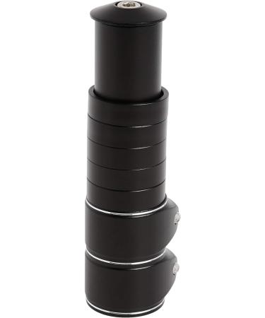 Emoly Bike Fork Stem Extender | MTB Handlebar Riser | Aluminum Alloy Head Up Adapter | Mountain Bike Road BMX | Extended Edition (Black) - Buy Online on SooperMarket.com