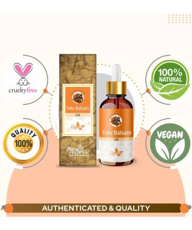 Crysalis Tolu Balsam Pure Essential Oil (Myroxylon balsamum) Steam Distilled Essential Oil -15ml Tolu Balsam 15 ml (Pack of 1) - Buy Online on SooperMarket.com