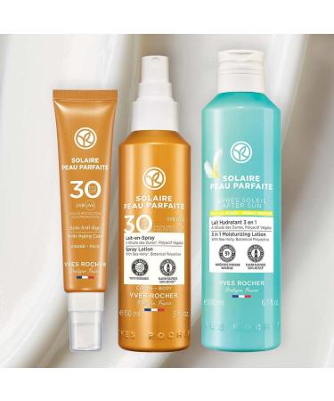 Yves Rocher SOLAIRE PEAU PARFAITE Anti-Age Care Cream SPF 50 - 40ml Tube with Dispenser | Premium Anti-Aging Sun Protection Care - Buy Online on SooperMarket.com