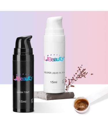 Libeauty Eyelash Black Color Kit - Salon Quality, Easy DIY at Home - 15ml Airless Pump Bottle - Buy Online on SooperMarket.com