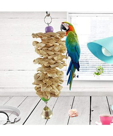 Anteer 12 Pack Bird Parrot Swing Chewing Toys - Hanging Bell Cage Toys for Small Parakeets, Cockatiel, Conures, Finches, Budgie, Macaws, Parrots, Love Birds - Buy Online on SooperMarket.com