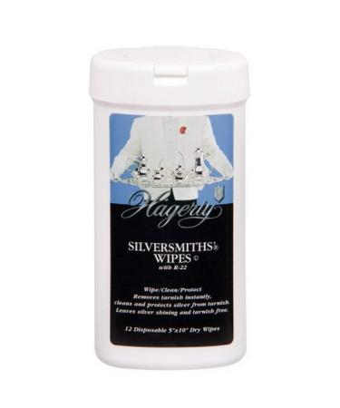 Hagerty 15740 5-by-10-inch Silversmiths' Wipes 12 Disposable Wipes White