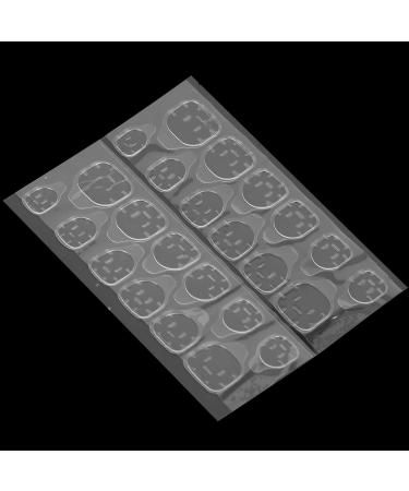 50 Sheet Waterproof Double Sided Fake Nail Adhesive Tabs Transparent Gel Nail Tape Self Adhesive Perfect for Professional and Family Use with 12 Different Sizes - Buy Online on SooperMarket.com