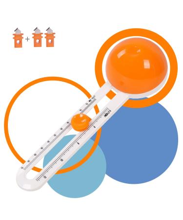 Circle Paper Cutter Rotary Circular Cutter for Cardstocks Craft Cutting Tools, Compass Paper Cutter Trimmer Scrapbooking (included 3 blades) (Orange)