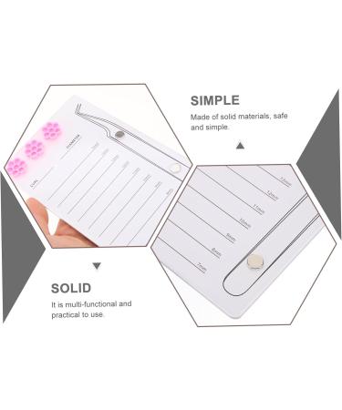 Gogogmee Magnetic Eyelash Board False Eyelashes Eyelash Display Board Lash Pallet Eyelash Holder Board Lash Extension Supplies Lash Storage Board Eyelashes Grafting Tool White Acrylic - Buy Online on SooperMarket.com