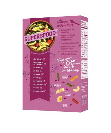 Cybele's Superfood Purple Rotini Pasta | Gluten-Free, Grain-Free, Dairy-Free, Nut-Free, Soy-Free, Non-GMO, Vegan | 8oz Box (Pack of 6) - Buy Online on SooperMarket.com