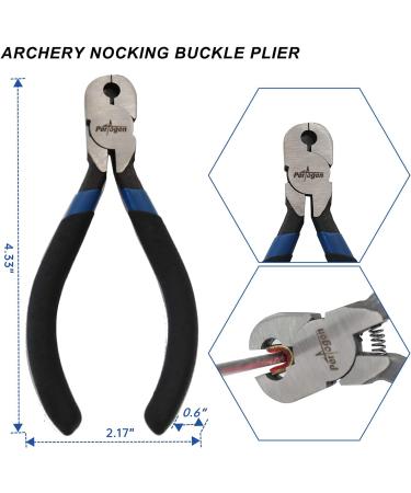 Perogen Archery Bow String Points Nock Pliers Set - T Shape Arrow Bow Square Ruler - Nocking Point Buckles for Recurve Bow - Buy Online on SooperMarket.com