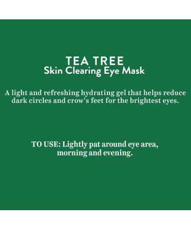 Biotique Tea Tree Skin Clearing Eye Mask 15g - Purifying Herbal Treatment - Buy Online on SooperMarket.com