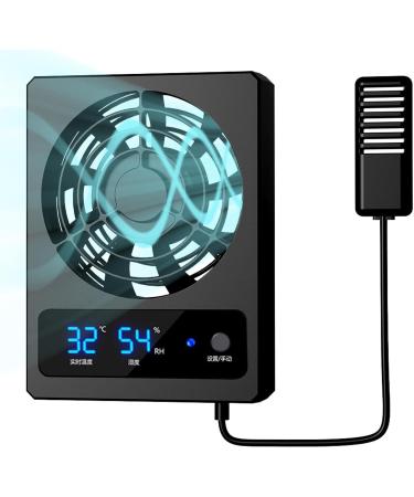 Neamou Reptile Fan - Smart Cooling Fan for Reptile Tank with LED Display | Strong Wind Vent Fan Low Noise Cooling Fan for Amphibians Reptiles Snakes B: Celsius ( ) - Buy Online on SooperMarket.com