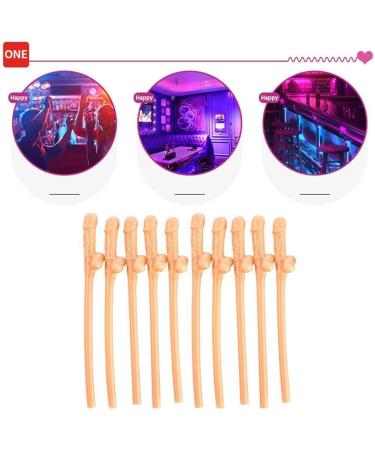 Hen Party Accessories Willy Straws Party Drinking Straws Party Straws Funny Straws P Out Accessories Night Party Girls Skin colored 60pcs - Buy Online on SooperMarket.com