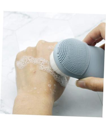 1pc Electric Cleaning Handheld Mat Scrubber Cleaning Brush Electric Manual Cleansing Brush Pore Cleaning Brush Facial Cleaning Brush Cleansing Dual Brush Detergent Face - Buy Online on SooperMarket.com