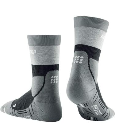 CEP Women's Hiking Light Merino Mid Cut Socks | Compression Trekking Socks for Stability & Comfort | 27 Stone Grey - Buy Online on SooperMarket.com