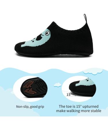 Kids Beach Swim Shoes - Non-Slip Quick Dry Aqua Socks for Boys & Girls | UK Size 10.5/11 Blue - Buy Online on SooperMarket.com