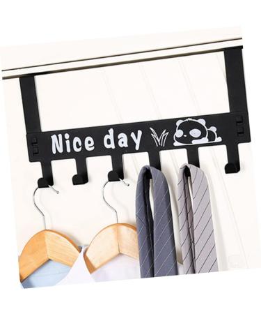 Cabilock 2pcs Metal Clothing Rack Coat Rack Door Hanger Door Hooks Coat Hanger Hanging Door Household 36X18CM As Shown - Buy Online on SooperMarket.com