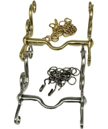 Shop Kandare Spanish Baroque Portuguese Show Bridles - Gold & Silver Colors with Chin Chain | Sizes 12.5 to 16.5 - Buy Online on SooperMarket.com