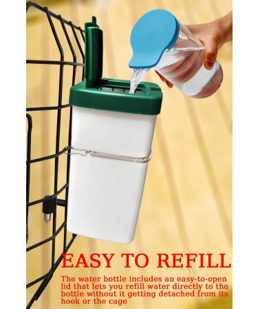 VandanCoop 500ml Automatic Rabbit Water Bottle - Non Drip Hanging Water Feeder for Small Animals - Buy Online on SooperMarket.com