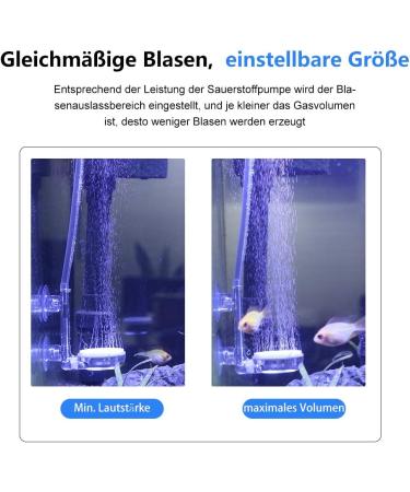 Boxtech Aquarium Air Stone Kit - Nano Bubble Stone with Control Valve | Super-Quiet High Diffuser for Aquariums & Hydroponics (35mm) - Enhance Dissolved Oxygen & Create Tiny Bubbles - Buy Online on SooperMarket.com