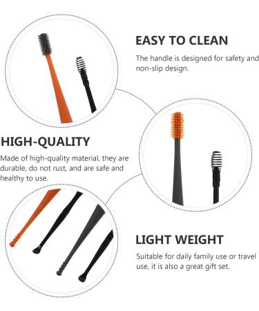 Double Massage Color Home Cleansing Tool Set - Portable Adult Spiral Tweezer for Care, Picnic & Wax Removal - 4 Sets - Buy Online on SooperMarket.com