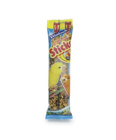 Vitakraft Canary Two Fruit Sticks (Pack of 7 Total 14 Sticks)