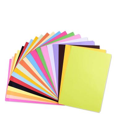 Colored Paper  Colored A4 Copy Paper  Crafting Decorating Cut-to-Size Paper 100 Sheets 20 Colors for DIY Art Craft (20 * 30cm)