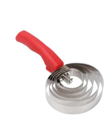 Horse curry comb stainless steel cattle itching brush horse shedding comb horse care brushes for sheep horses cows 5 rings curry comb