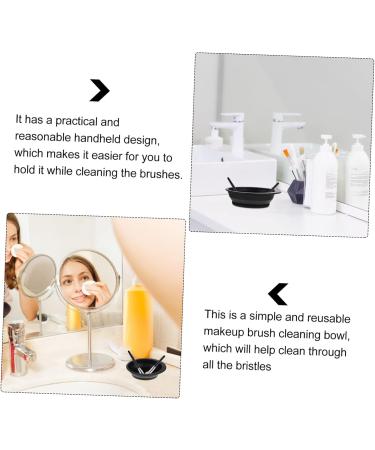 WOFASHPURET of makeup brush Silicon Makeup Brush Cleaning Mat Makeup Brush Cleaning Pad braces cleaner silicone tool Creative Rinsing Pad not hurt Silica gel Foundation Brush - Buy Online on SooperMarket.com