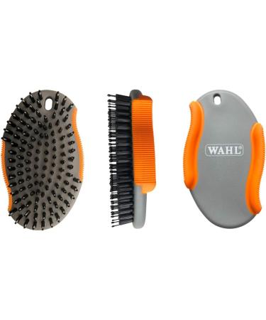 Wahl Canada Palm Pal Dog Grooming Brush Smoothing Dog Brush Dog and Puppy Brush Handheld Dog Brush Charcoal infused bristles - Model 58458 - Buy Online on SooperMarket.com