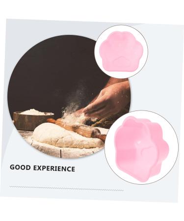 PRETYZOOM 6pcs Silicone Cake Mold Ice Cube Moulds Round Silicone Molds Cupcake Baking Cups Silicone Mini Cakes Chocolate Molds Animal Chocolate Mold Paw Non Stick Can Silica Gel - Buy Online on SooperMarket.com