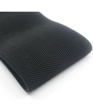 Strapcrafts 4-inch Wide Colored Patterned Waistband Elastic Bands - Black | 2-Yard Roll - Buy Online on SooperMarket.com