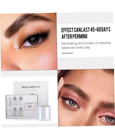 Beauty Brows Kit for 45-60 Days 3D Eyebrow Lamination Kit Natural Trendy Long Lasting Perming Eyebrow Kit for Home Use - Buy Online on SooperMarket.com